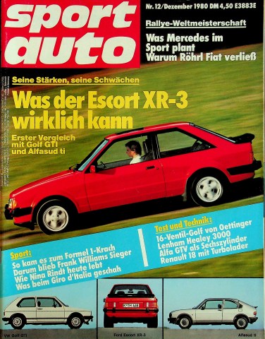 Deckblatt Sport Auto (12/1980)